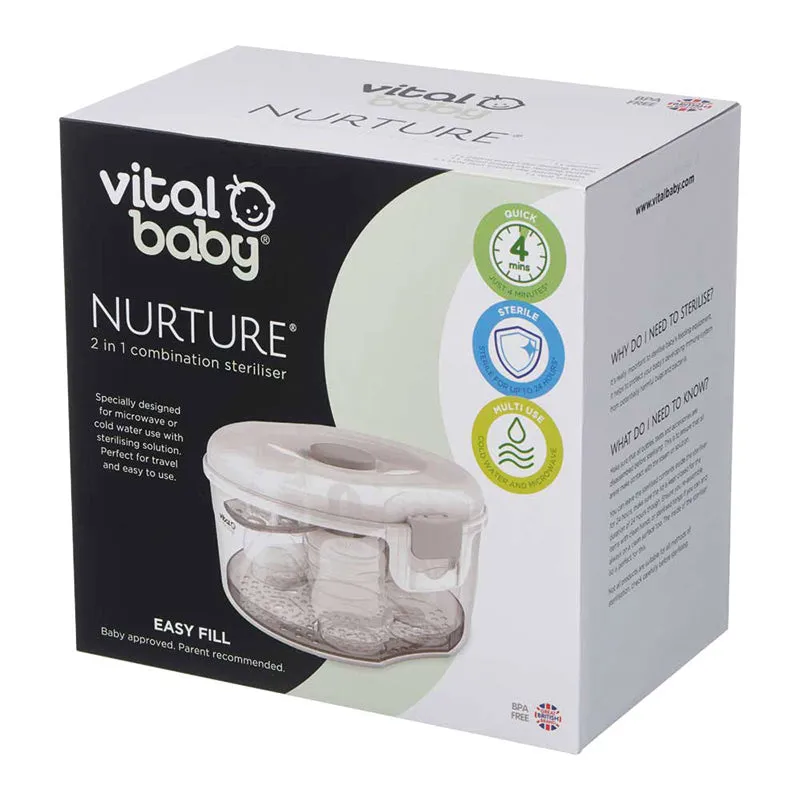 Vital Baby NURTURE 2 In 1 Combination Steriliser