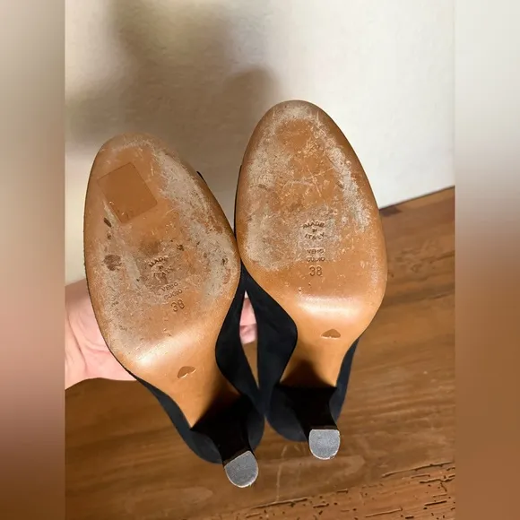 VTG Y2K 00’s Moschino Suede Bow Pumps