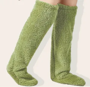 Warm knee socks