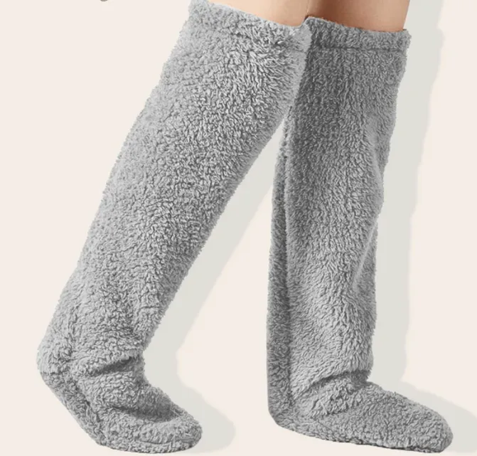 Warm knee socks