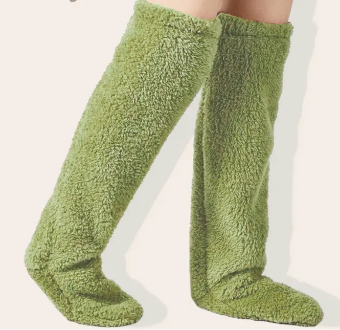 Warm knee socks
