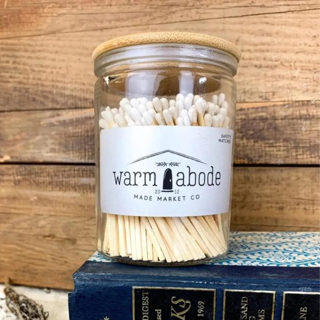 White Warm Abode Matches