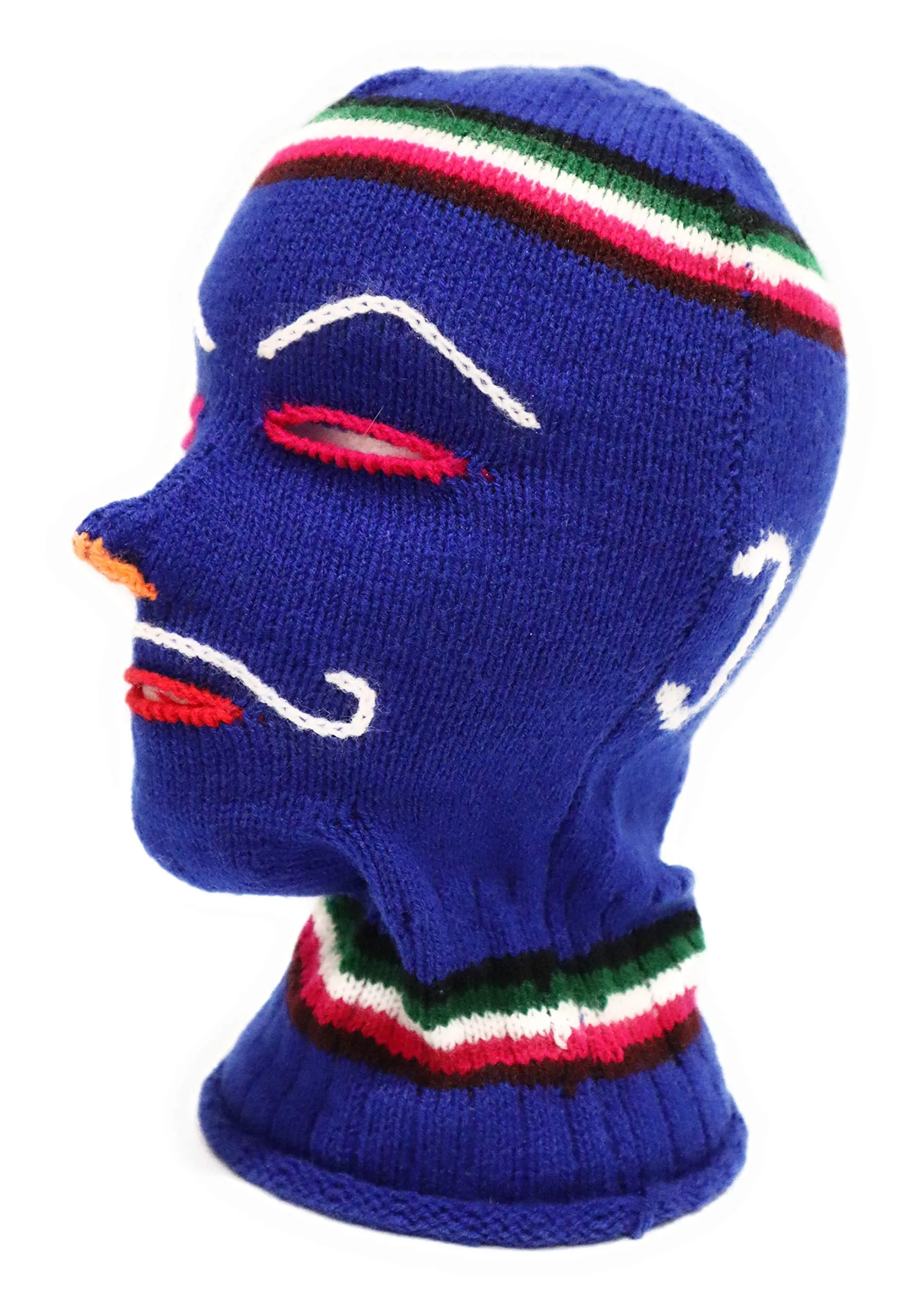 Winter Ski Face Mask Men & Women Windproof Balaclava Hood Skully Neck Warmer Outdoors Helmet Hat Snowboard Cycling Ski Motorcycle Royal Blue Color. Andean Style