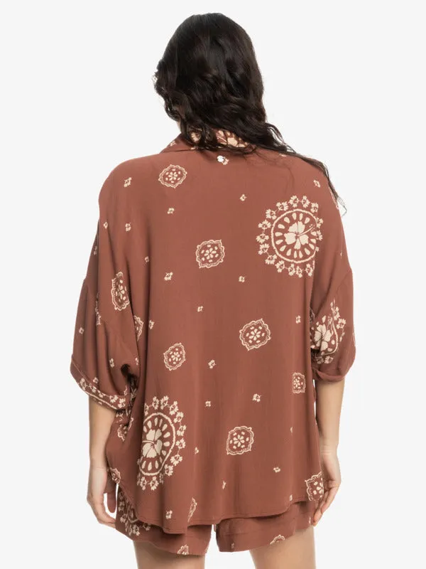 Women's Beach Nostalgia Woven Shirt