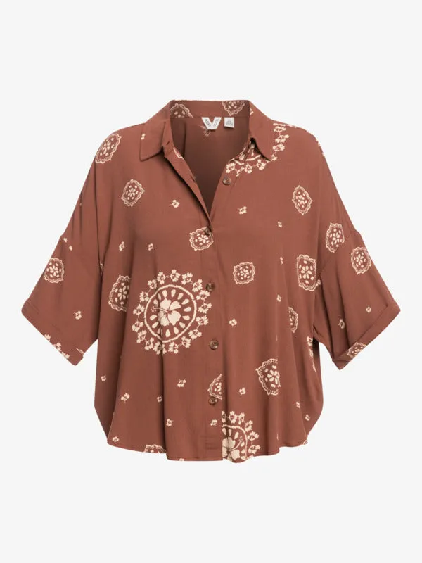 Women's Beach Nostalgia Woven Shirt
