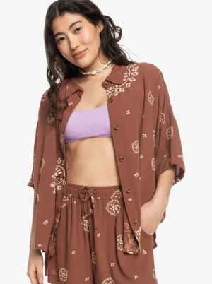 Women's Beach Nostalgia Woven Shirt