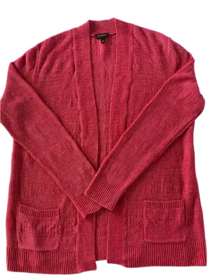 Women’s Open Front Linen Cardigan Sweater – Size Small [Talbots]
