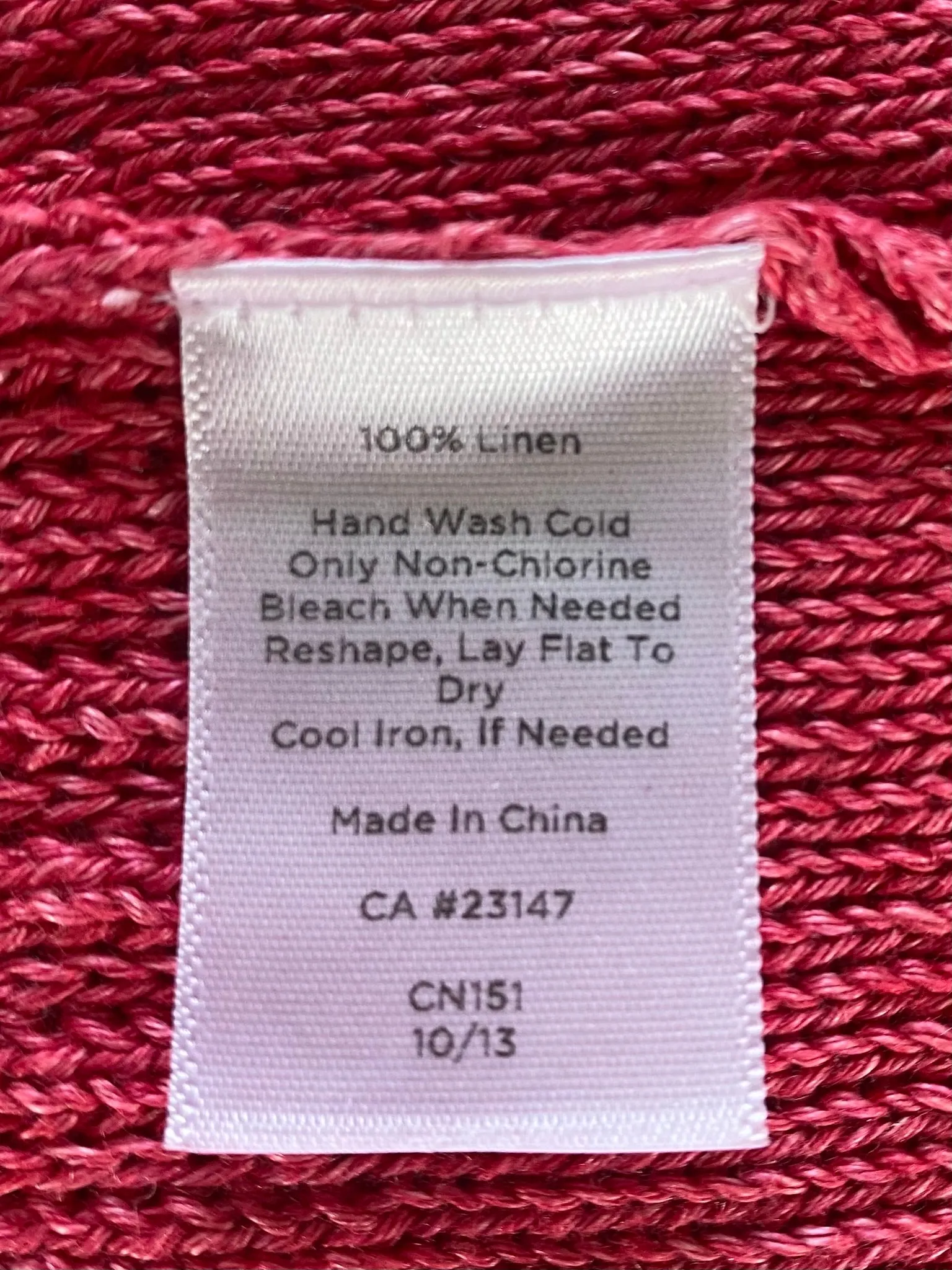 Women’s Open Front Linen Cardigan Sweater – Size Small [Talbots]