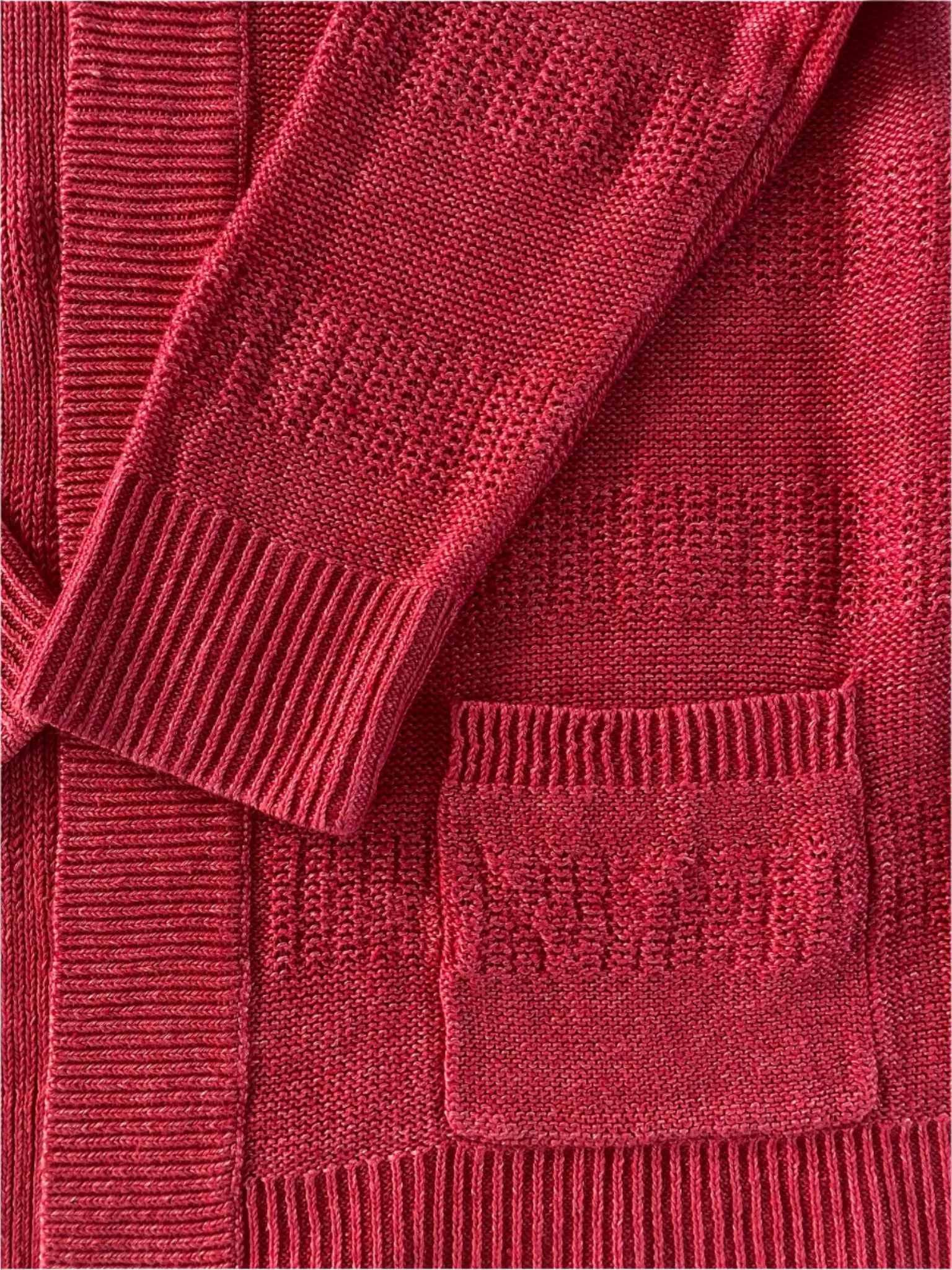 Women’s Open Front Linen Cardigan Sweater – Size Small [Talbots]