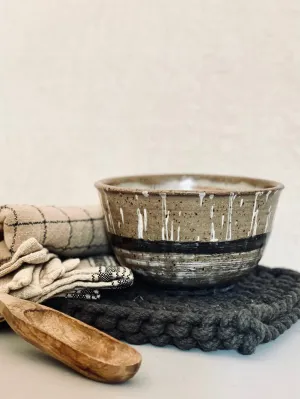 WOVEN COTTON BLEND TEA TOWEL