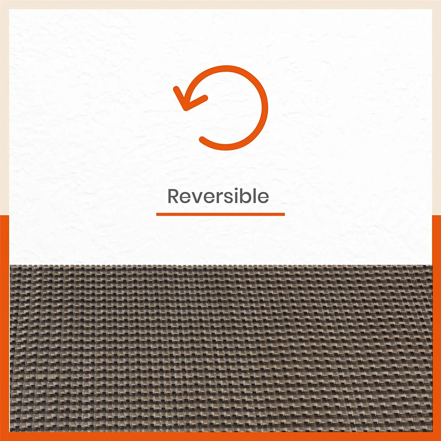 Woven PVC Table Mats / Placemats for Dining Table at Home (Kaya - Set of 6)