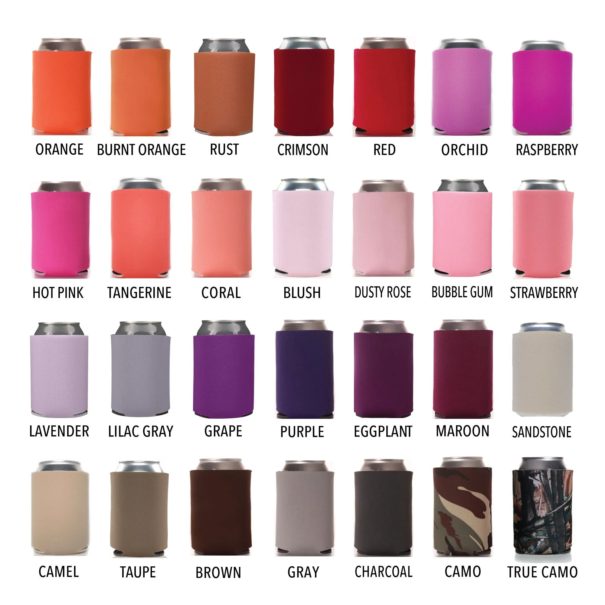 Wreath - Wedding Can Cooler #107R