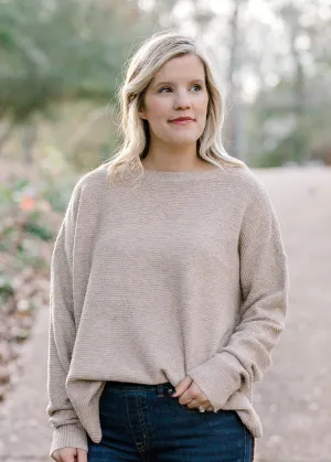 X Mottled Sandstone Sweater