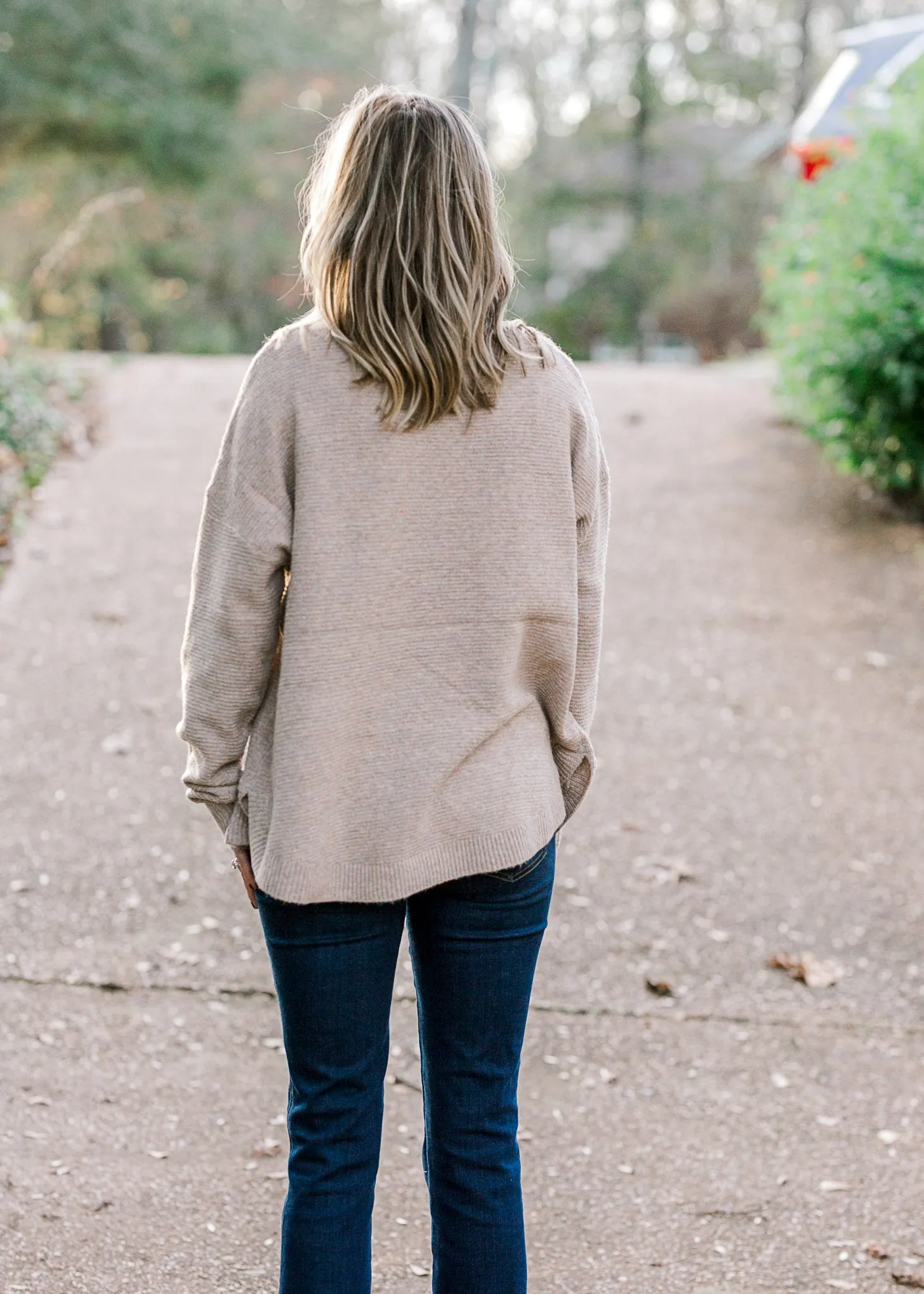 X Mottled Sandstone Sweater