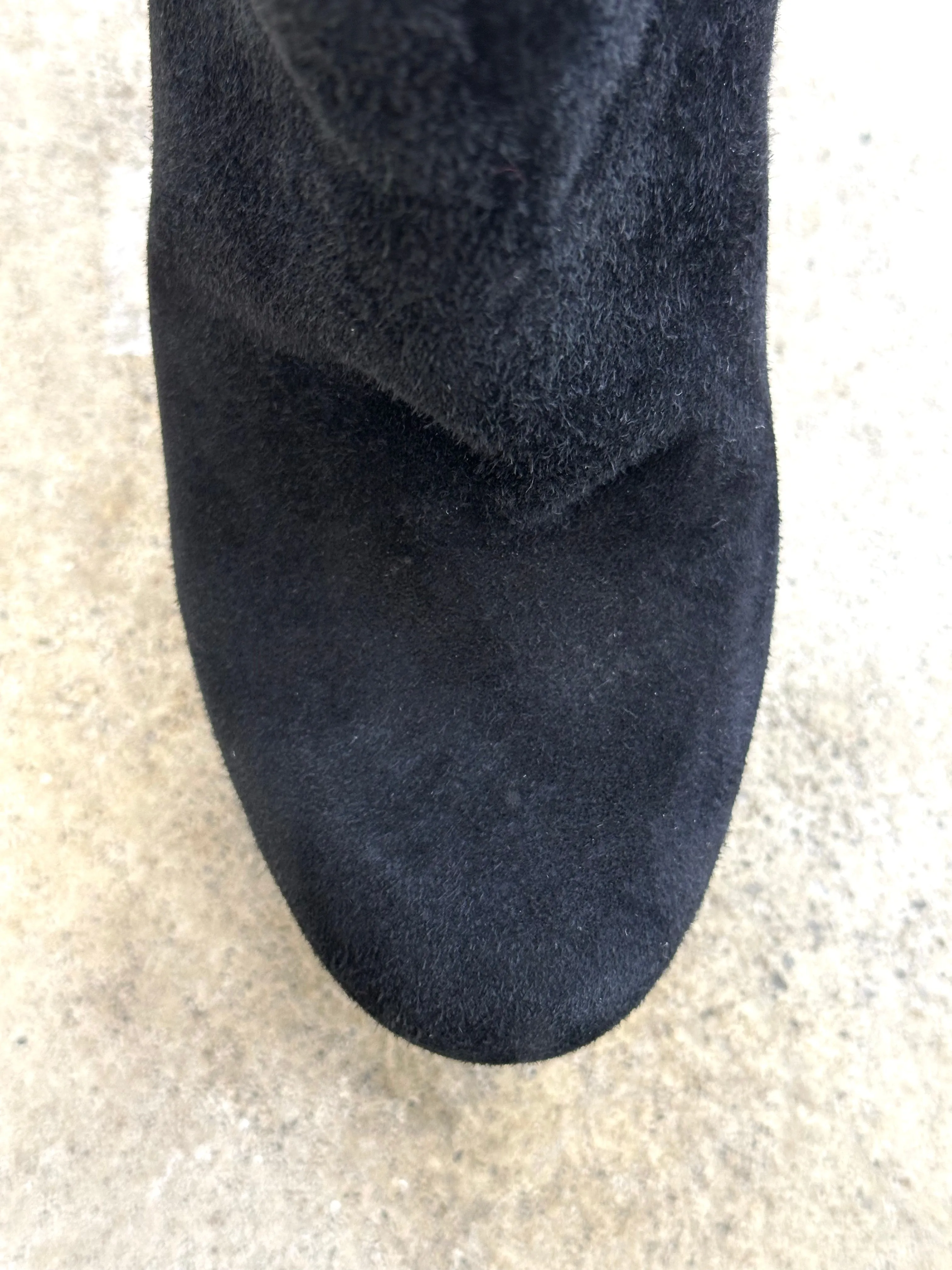 Yves Saint Laurent Suede Platform Boots