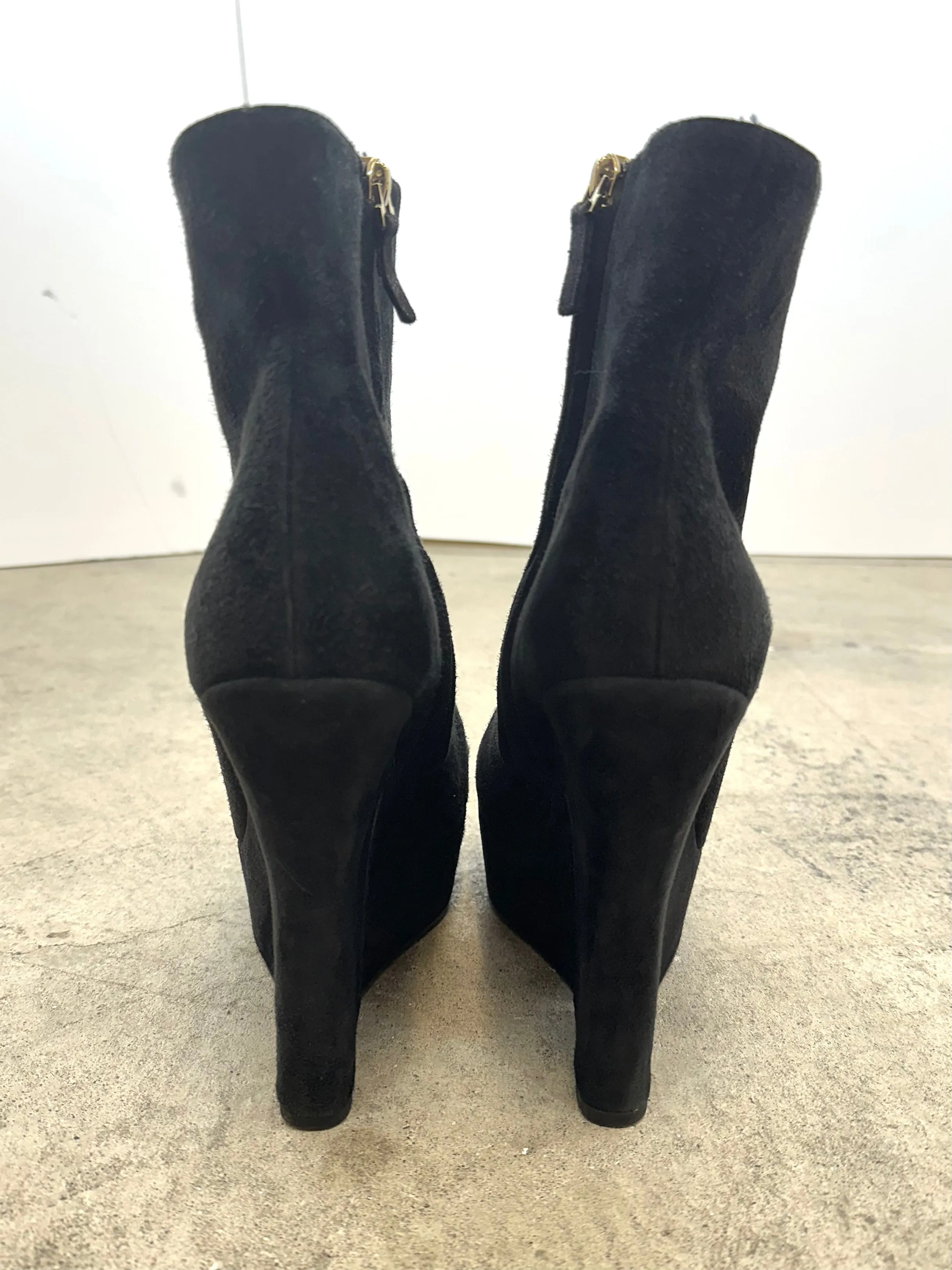 Yves Saint Laurent Suede Platform Boots