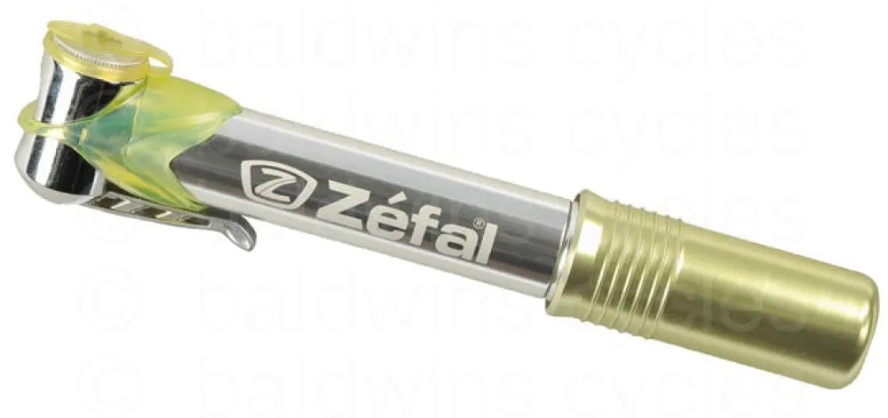 Zefal Air Profil Micro Mini Road Pump - Silver/Red