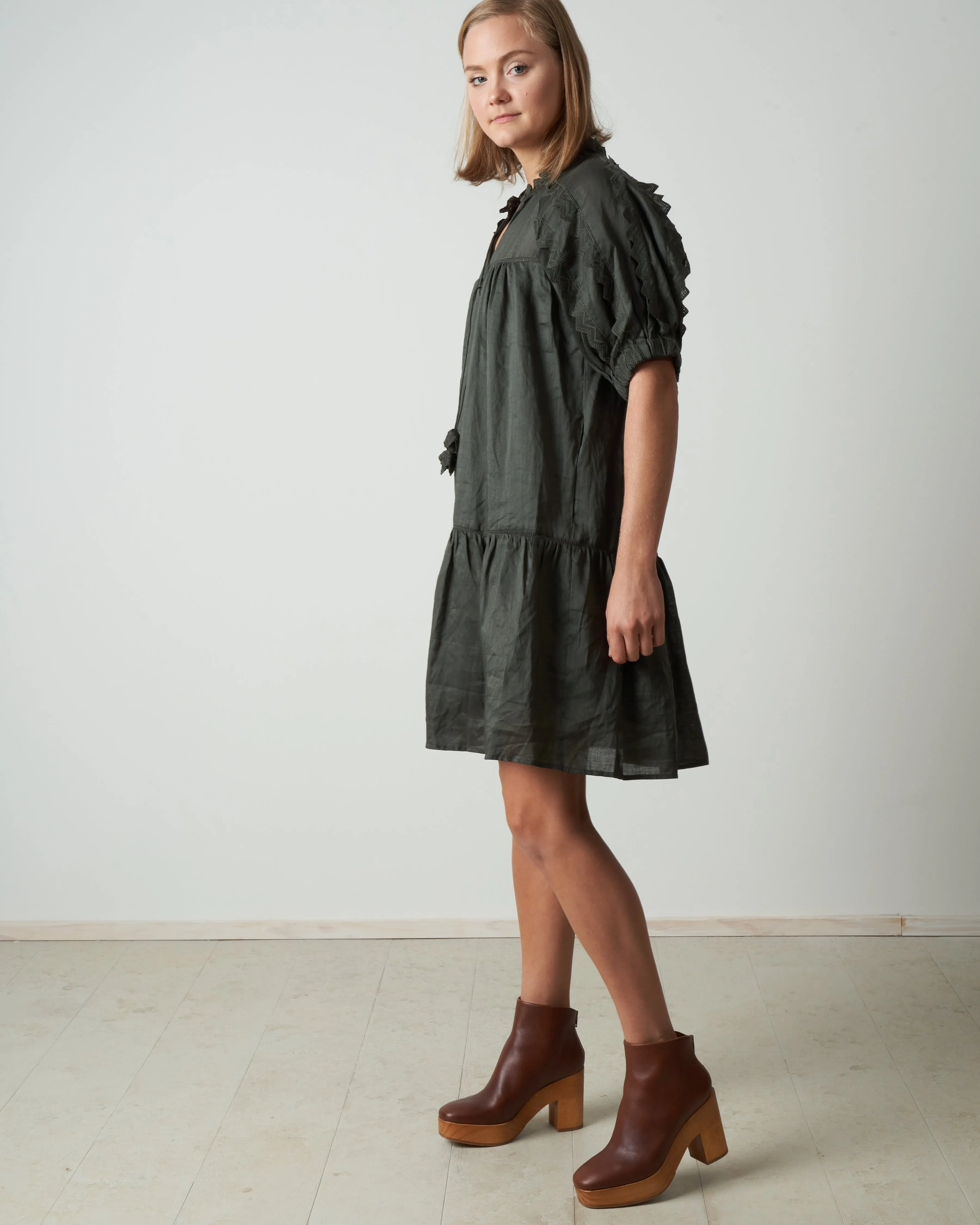 zig zag raglan sleeve dress - ivy