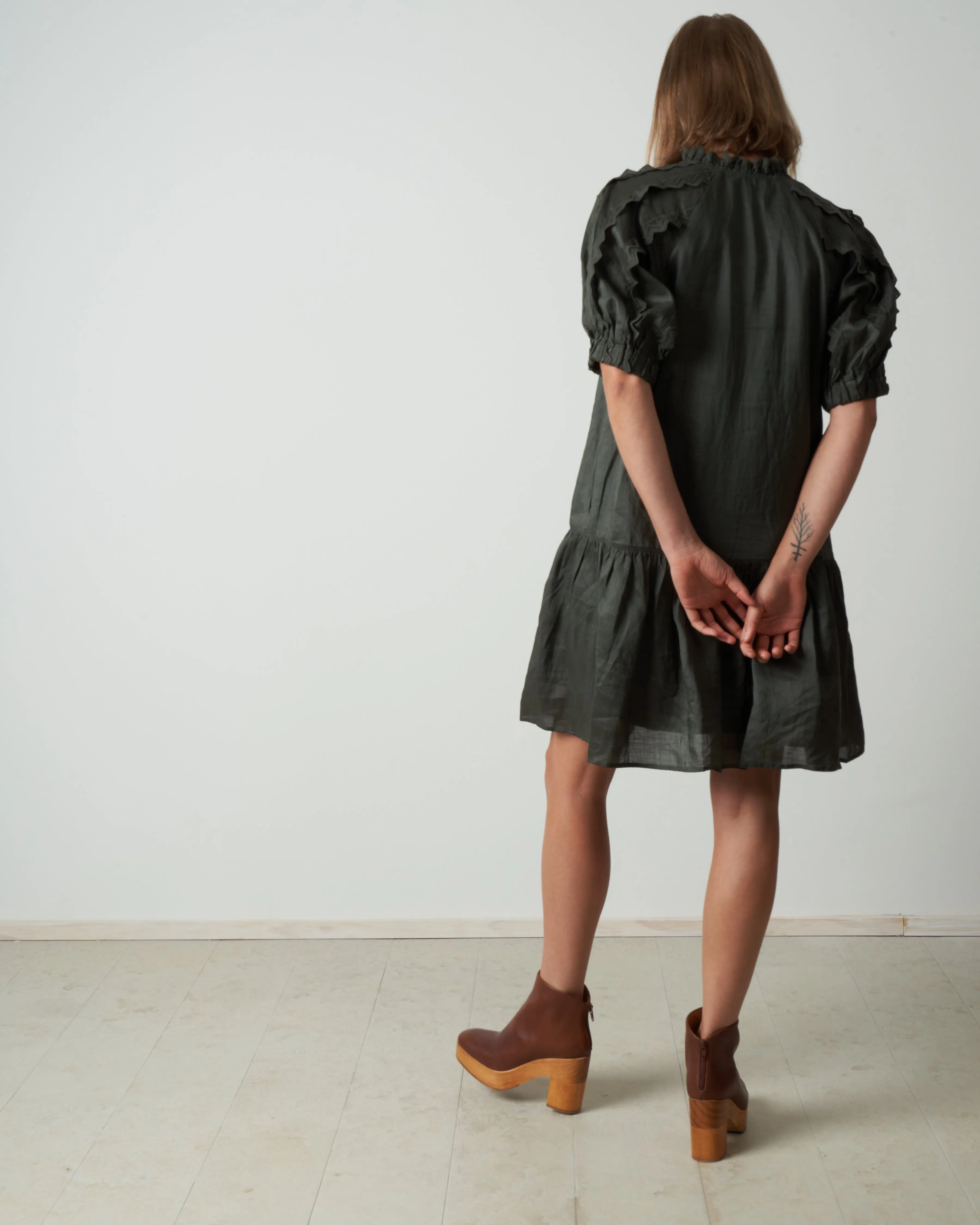 zig zag raglan sleeve dress - ivy
