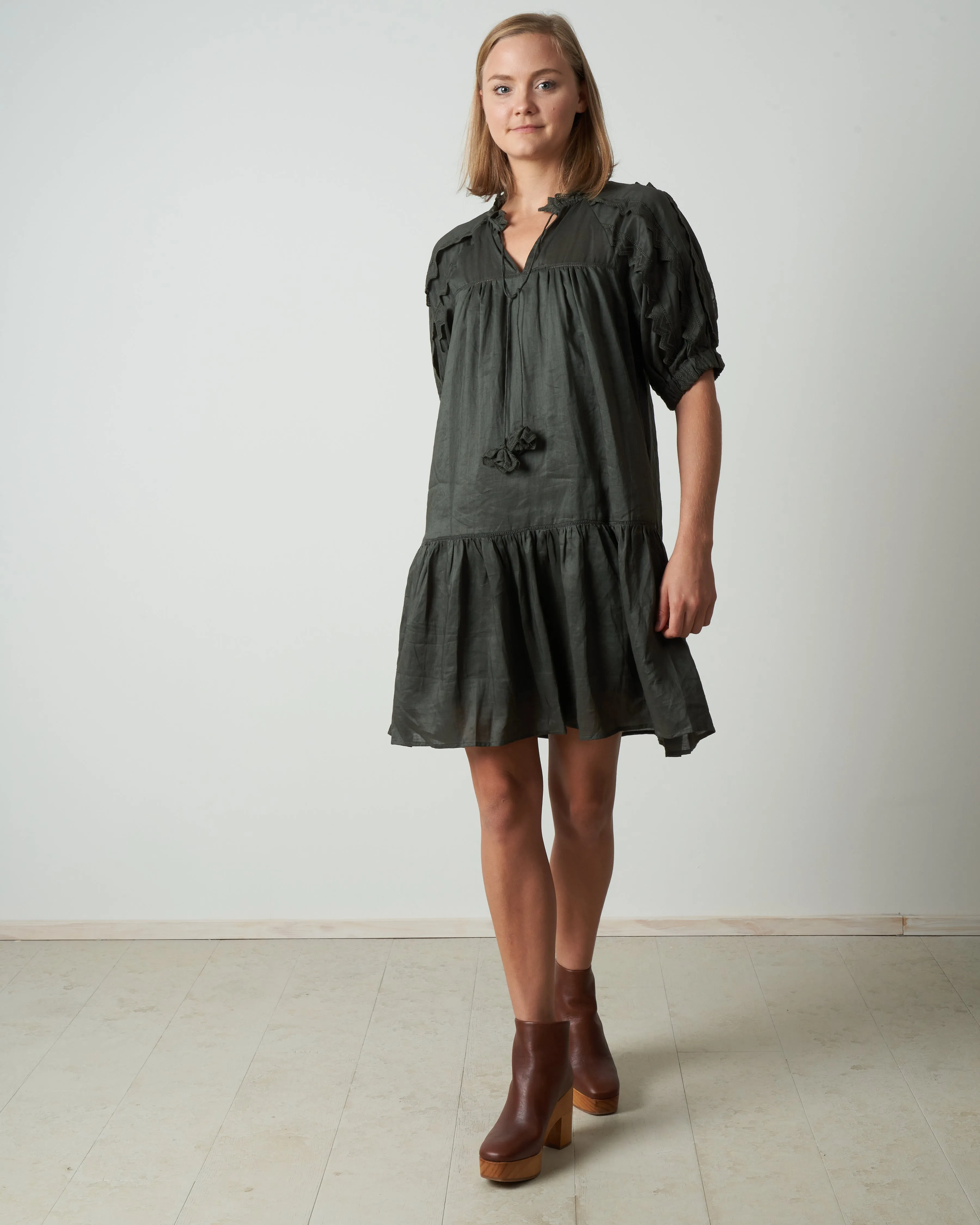 zig zag raglan sleeve dress - ivy
